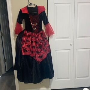 Mystical Red and Black Kids Costume